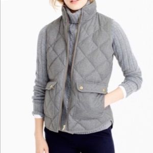 J.crew women’s puffy vest - Grey XXS